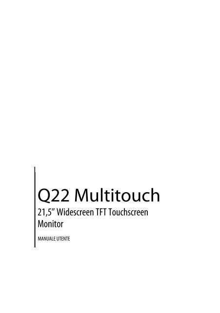 21,5” Widescreen TFT Touchscreen Monitor - Gericom