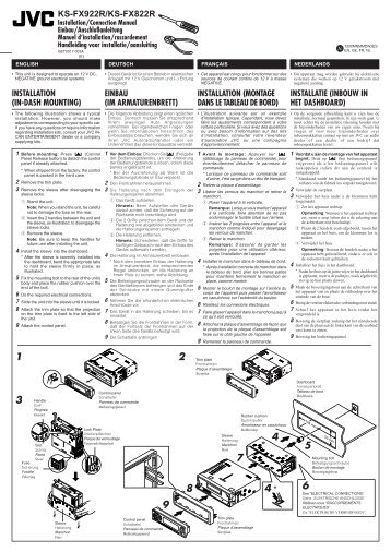 KS-FX922R/KS-FX822R - JVC