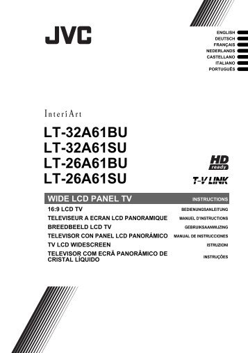 LT-32A61BU LT-32A61SU LT-26A61BU LT-26A61SU - Jvc