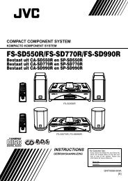 FS-SD550R/FS-SD770R/FS-SD990R - Jvc