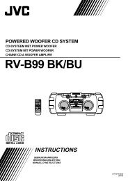 rv-b99 bk/bu powered woofer cd system - Jvc