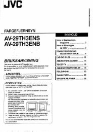 Av-29TH3ENs Av-29TH3 EN B - Jvc.no