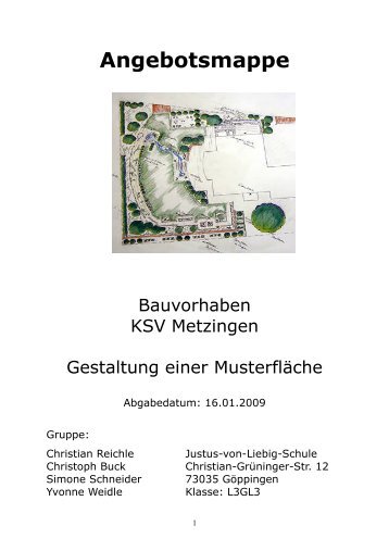 Baubeschreibung - Justus-Von-Liebig-Schule Göppingen