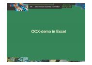 How to make OCX-program in Excel