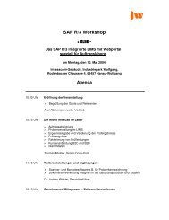 SAP R/3 Workshop - eLab -