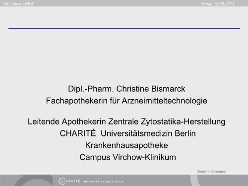 Weiterbildungsseminar 3.4 Offizin-Pharmazie - jwConsulting GmbH