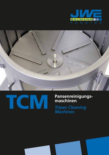 Pansenreinigungs- maschinen Tripes Cleaning Machines