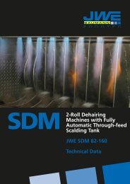 Technical Data SDM 82-160 - JWE-Baumann GmbH