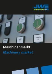 Maschinenmarkt Machinery market - JWE-Baumann GmbH