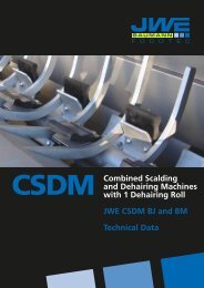 Technical Data CSDM Baumann - JWE-Baumann GmbH