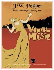 Vocal Anthologies Catalog 2006\NEW - JW Pepper