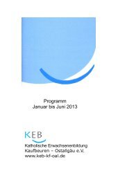 Programm 1/2013 - k-b-o.de - T-Online