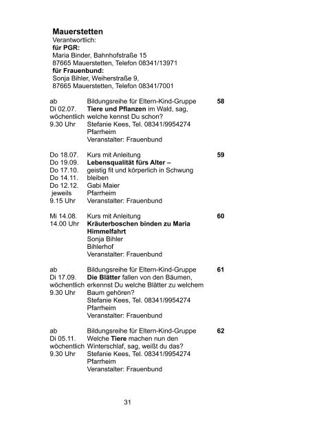 Programm 2/2013 - Katholische Erwachsenenbildung Kaufbeuren ...