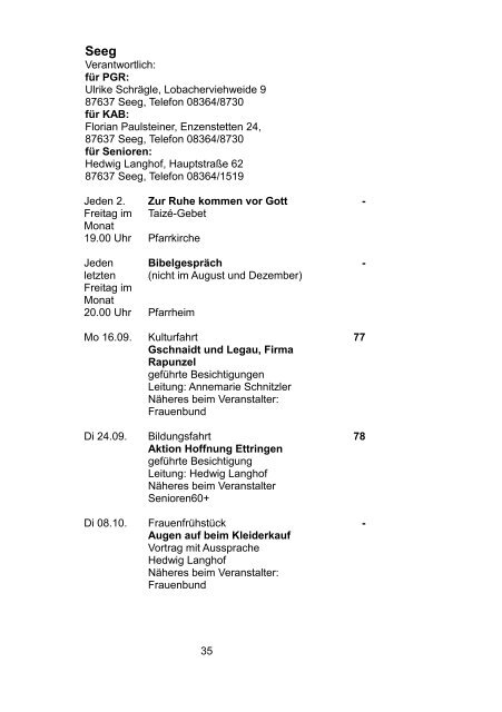 Programm 2/2013 - Katholische Erwachsenenbildung Kaufbeuren ...