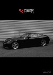Ferrari F612 Product List - Dimex Group