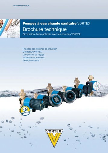 Brochure technique - Deutsche Vortex Gmbh & Co. KG