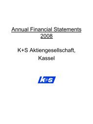 management report of k+s aktiengesellschaft