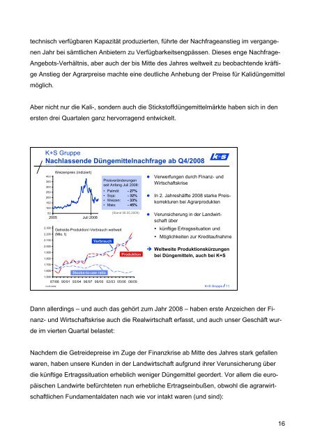 Präsentationsunterlage Norbert Steiner - K+S Aktiengesellschaft