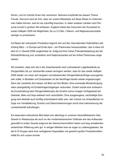 Präsentationsunterlage Norbert Steiner - K+S Aktiengesellschaft