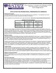 application for international undergraduate admission