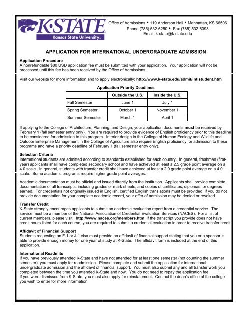 UNDERGRADUATE APPLICATION FOR ADMISSION visual data 7