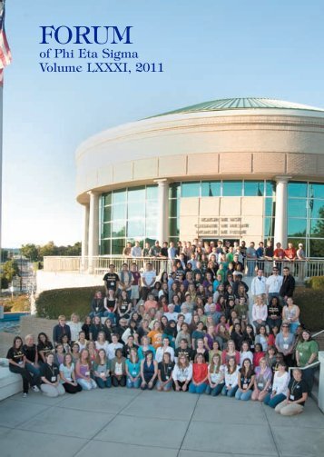 2011 Forum PDF Version - Phi Eta Sigma