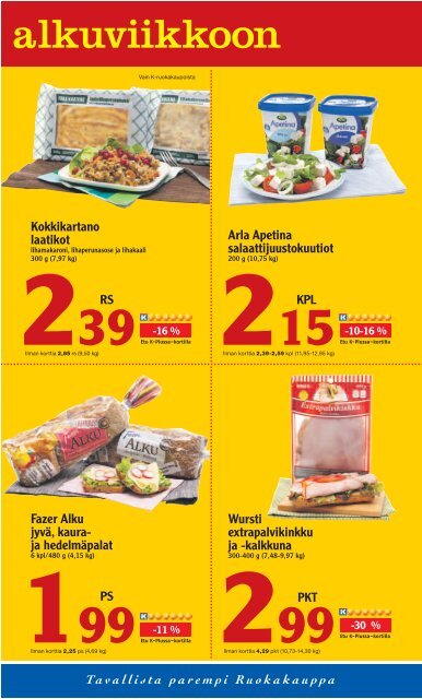 Atria pizzat Edam - K-supermarket