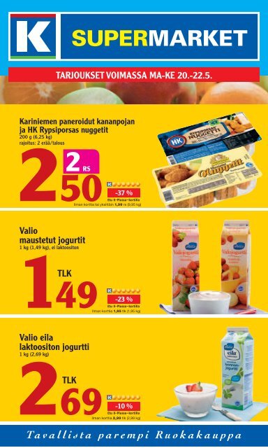 TArJOUKsET VOIMAssA MA-KE 20.-22.5. - K-supermarket