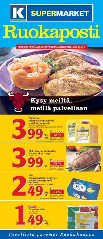 Kysy meiltÃ¤, meillÃ¤ palvellaan - K-supermarket