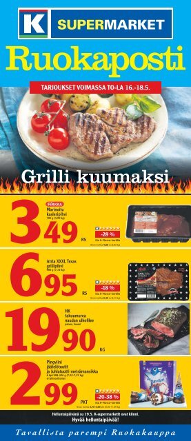 Grilli kuumaksi - K-supermarket