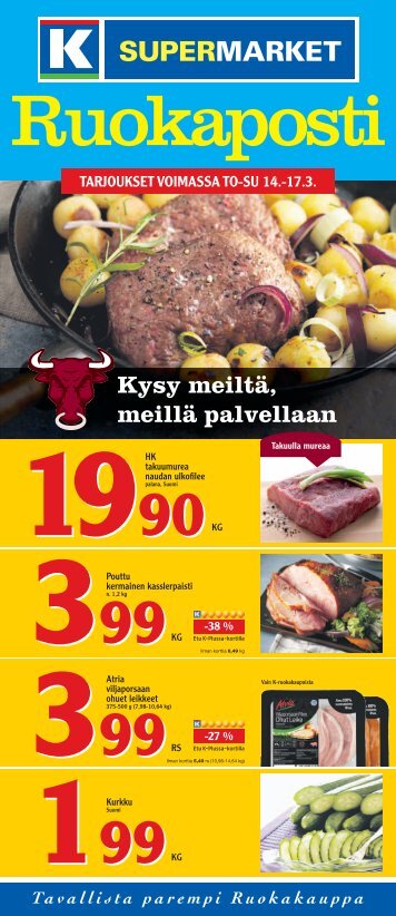 Kysy meiltÃ¤, meillÃ¤ palvellaan - K-supermarket