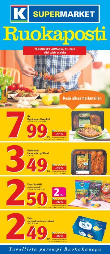 KesÃ¤ alkaa herkutellen - K-supermarket