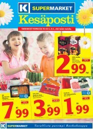 PKT RS KPL RS TARJOUKSET VOIMASSA TO-SU 6. - K-supermarket