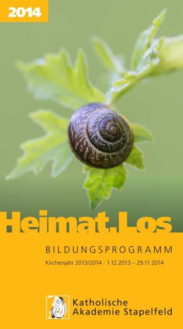 Heimat.Los - Katholische Akademie Stapelfeld