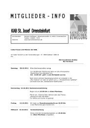 Mitgliederinfo 2011-10.pdf - KAB Drensteinfurt