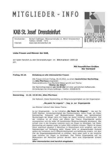 Mitgliederinfo_2012-10.pdf - KAB Drensteinfurt