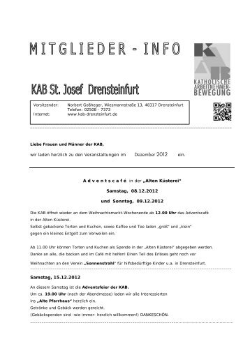 Mitgliederinfo_2012-12.pdf - KAB Drensteinfurt