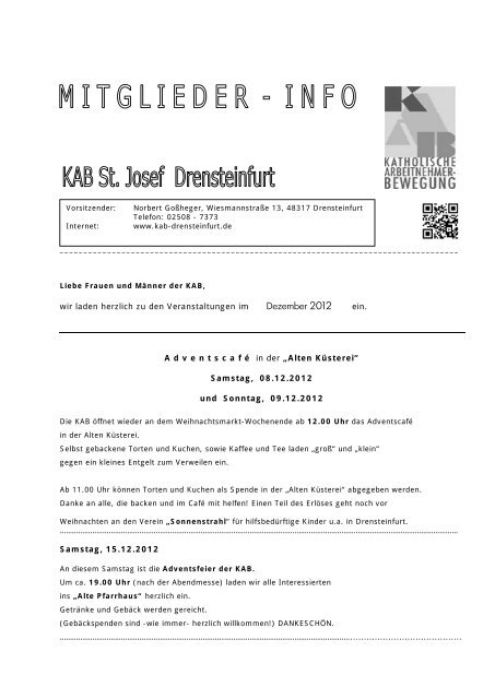 Mitgliederinfo_2012-12.pdf - KAB Drensteinfurt