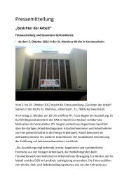 Pressemitteilung zur Ausstellung in Kornwestheim - KAB ...