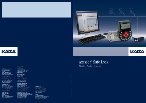 Axessor® Safe Lock - Kaba Mauer GmbH