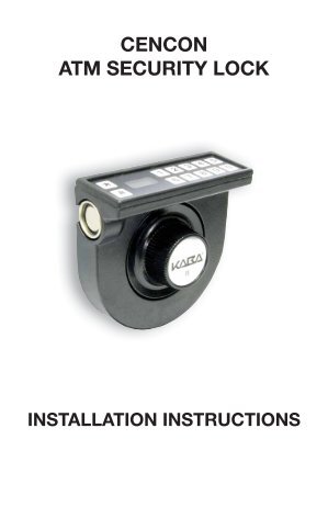 CENCON ATM SECURITY LOCK - Kaba Mauer GmbH