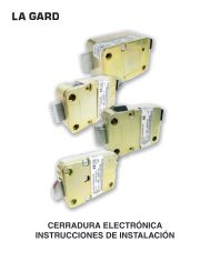 cerradura electrónica instrucciones de instalación - Kaba Mauer ...