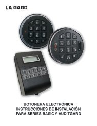 botonera electrónica instrucciones de instalación para series basic y ...