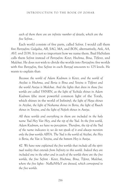 Introduction to the Book of Zohar (PDF) - Kabbalah Media Archive