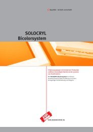 SOLOCRYL Bicolorsystem Flyer - KABE Farben