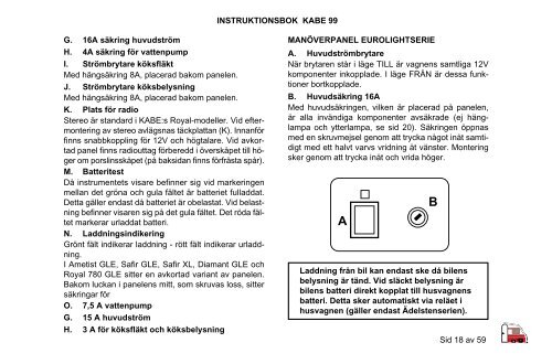 Alla modeller - Kabe