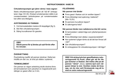 Alla modeller - Kabe