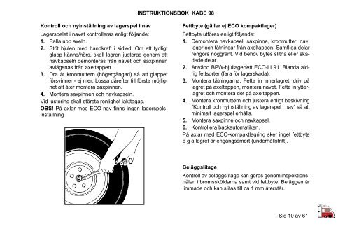 Alla modeller - Kabe