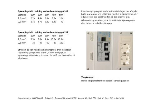 Instr.bok 2003 XL (DK) - Kabe