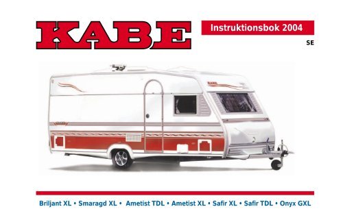 Instr.bok 2003 XL (SE) - Kabe